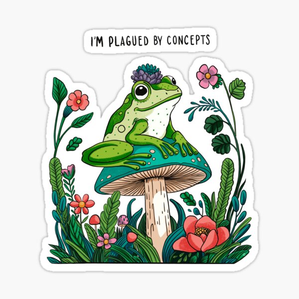 Aperçu de l'œuvre Je suis en proie à des concepts créée et vendue par Itouchedabee.