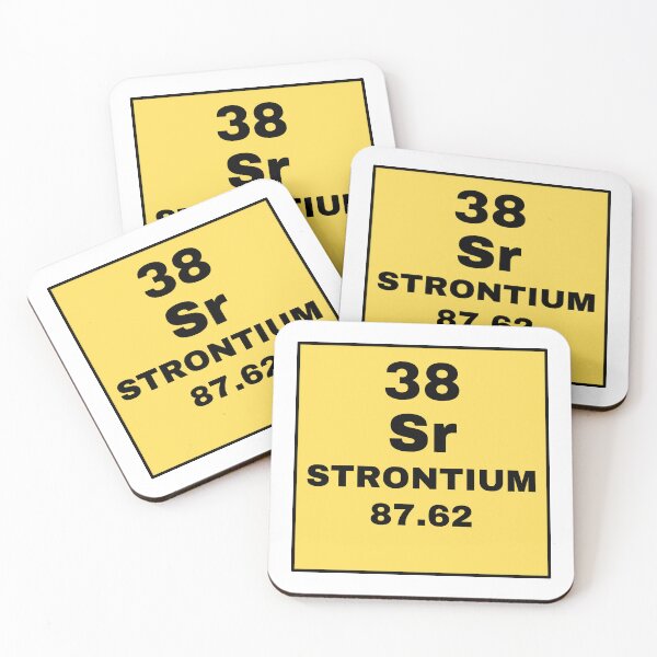 Item preview, Periodic Table Of Elements - 38 (Sr) Strontium designed and sold by ArtsyCity.