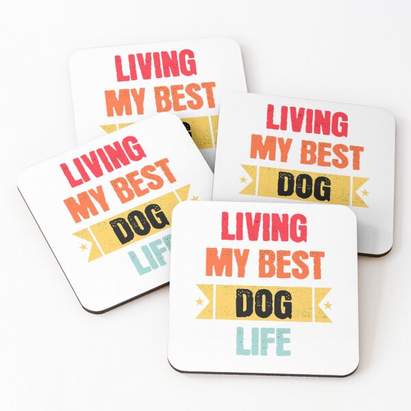Item preview, Living my best Dog life, sarcastic and funny sayings T-Shirt designed and sold by DoceVaga.