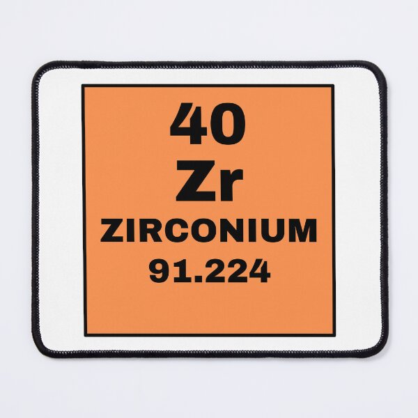 Item preview, Periodic Table Of Elements - 40 (Zr) Zirconium designed and sold by ArtsyCity.