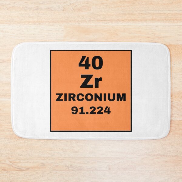 Item preview, Periodic Table Of Elements - 40 (Zr) Zirconium designed and sold by ArtsyCity.