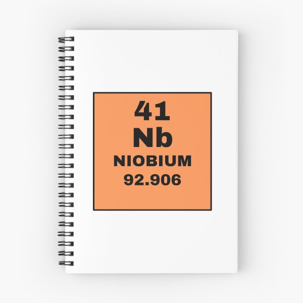 Item preview, Periodic Table Of Elements - 41 (Nb) Niobium designed and sold by ArtsyCity.