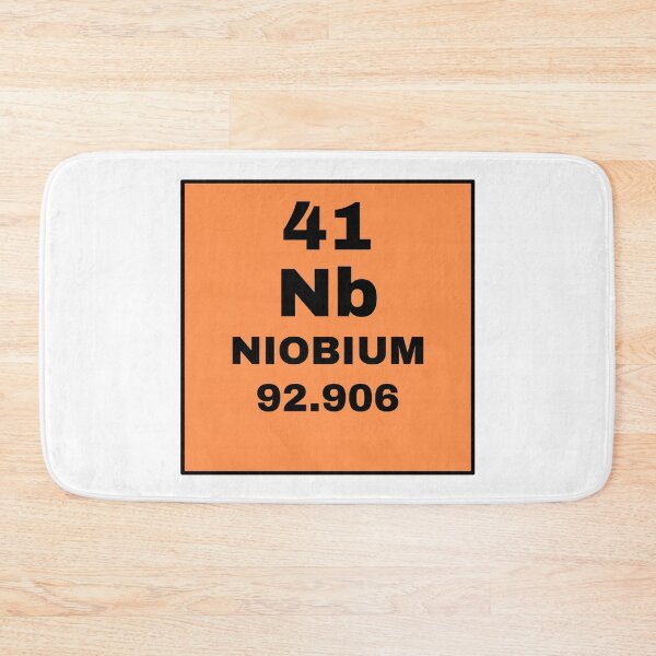 Item preview, Periodic Table Of Elements - 41 (Nb) Niobium designed and sold by ArtsyCity.