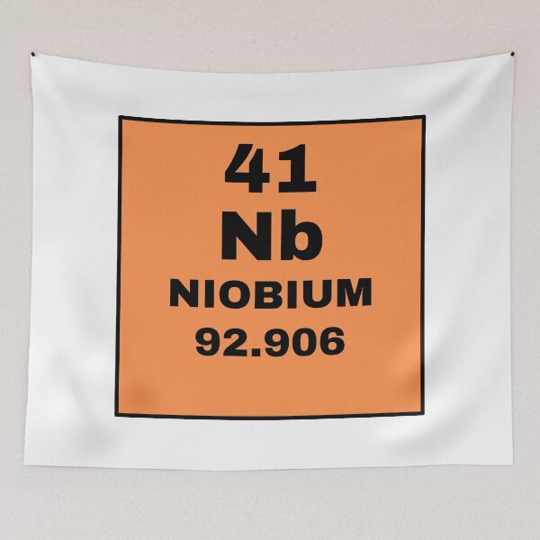 Item preview, Periodic Table Of Elements - 41 (Nb) Niobium designed and sold by ArtsyCity.