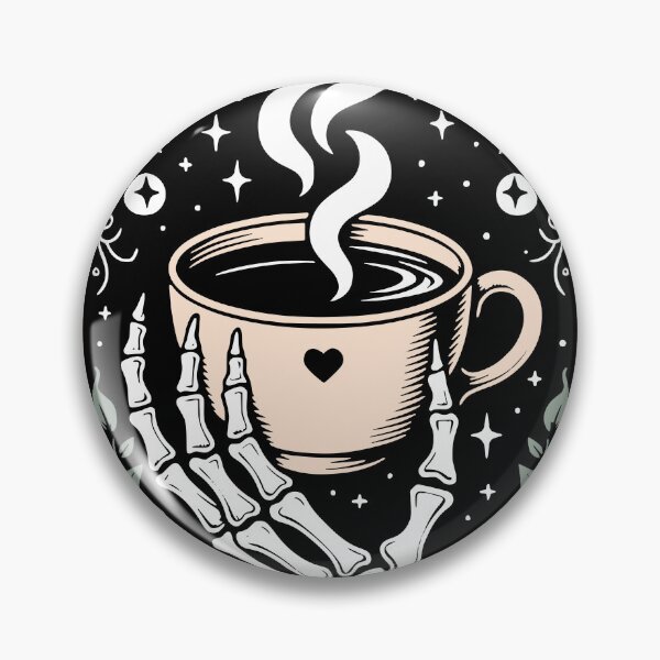 Item preview, The Coffee Tarot Card With Skeleton Hand designed and sold by shortblackcat.