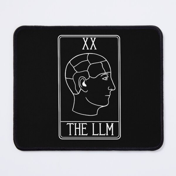 Item preview, LLM Tarot Card - LLMs - Large Language Model - AI (Minimal Edition) designed and sold by isstgeschichte.