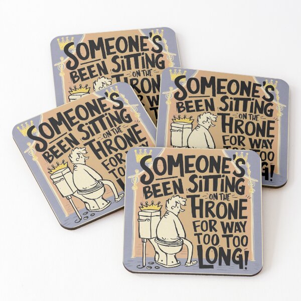 Item preview, Someone's been sitting on the throne for way too long designed and sold by YenViolet.