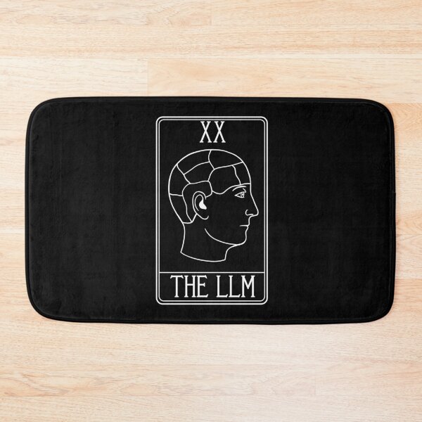 Item preview, LLM Tarot Card - LLMs - Large Language Model - AI (Minimal Edition) designed and sold by isstgeschichte.