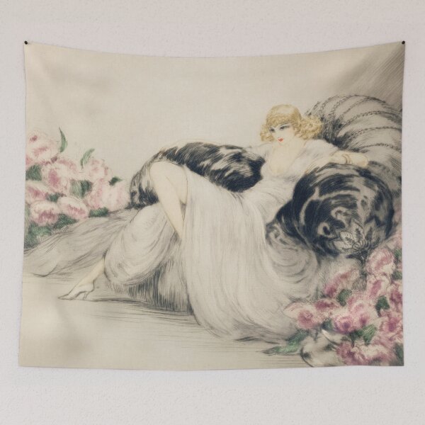Item preview, Louis Icart - Peonies, 1935 designed and sold by Onodera.