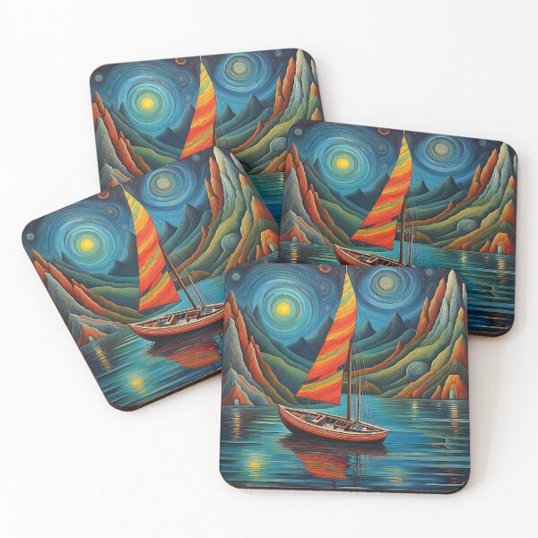 Item preview, Boat in Fjord 7 designed and sold by George Hutton Hunter.
