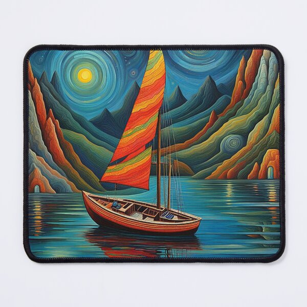 Item preview, Boat in Fjord 7 designed and sold by George Hutton Hunter.