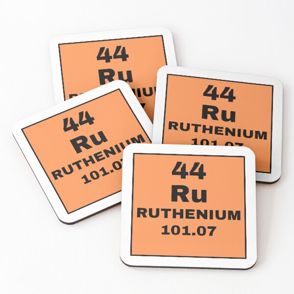 Item preview, Periodic Table Of Elements - 44 (Ru) Ruthenium designed and sold by ArtsyCity.