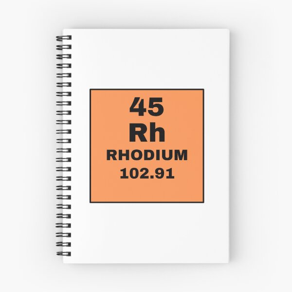 Item preview, Periodic Table Of Elements - 45 (Rh) Rhodium designed and sold by ArtsyCity.