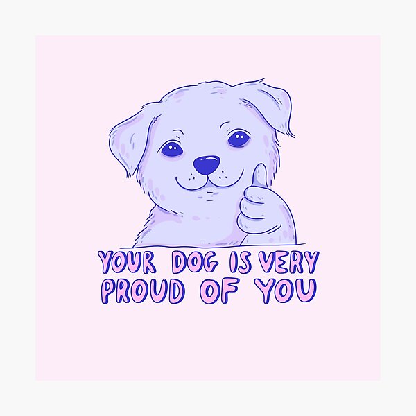Item preview, Cute Dog Thumbs Up - Your Dog is Proud of You designed and sold by Jess.a.creates.