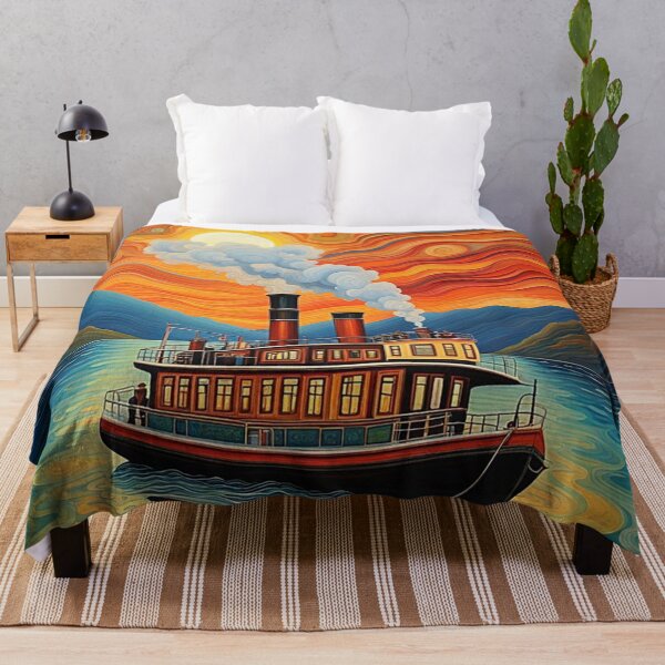 Item preview, Boat in Fjord 23 designed and sold by George Hutton Hunter.
