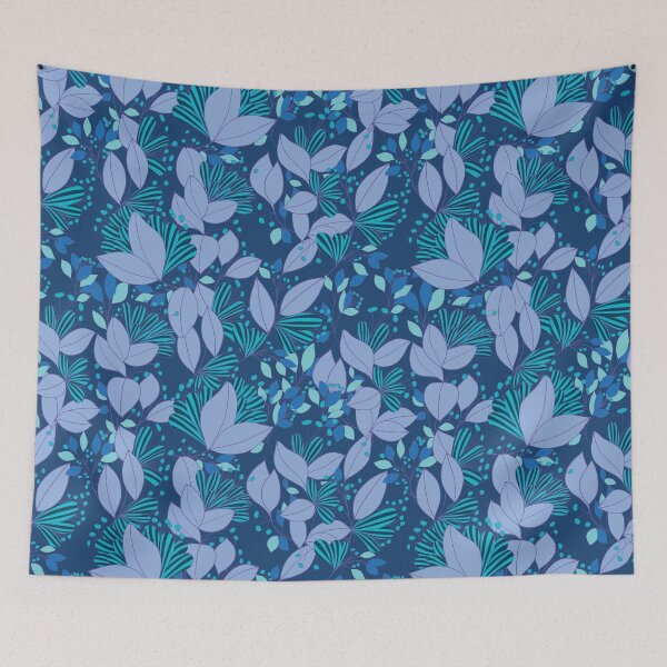 Item preview, Enchanted flowers blue version designed and sold by GENEST-V.