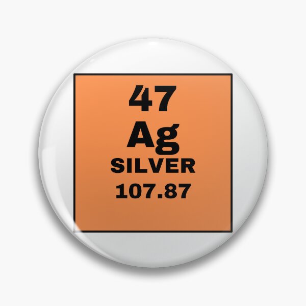 Item preview, Periodic Table Of Elements - 47 (Ag) Silver designed and sold by ArtsyCity.