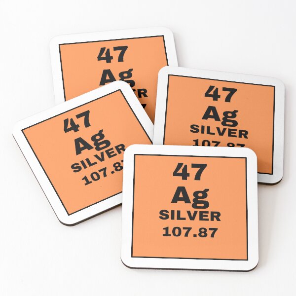 Item preview, Periodic Table Of Elements - 47 (Ag) Silver designed and sold by ArtsyCity.