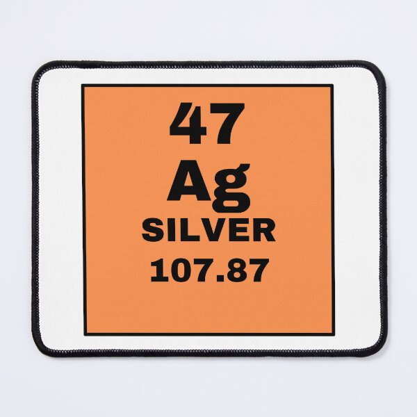 Item preview, Periodic Table Of Elements - 47 (Ag) Silver designed and sold by ArtsyCity.