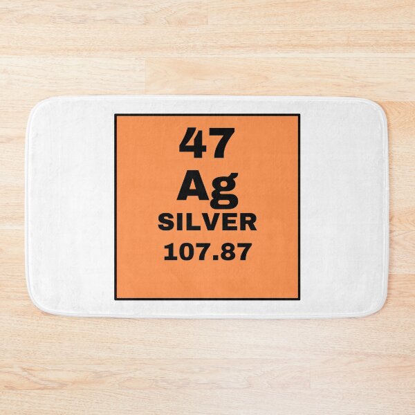 Item preview, Periodic Table Of Elements - 47 (Ag) Silver designed and sold by ArtsyCity.