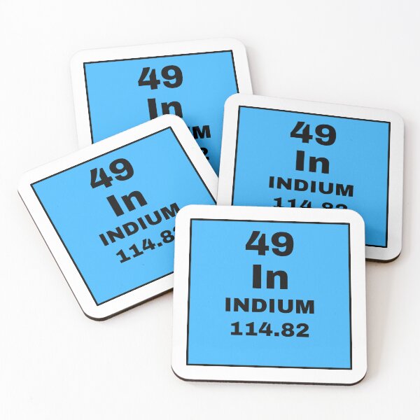 Item preview, Periodic Table Of Elements - 49 (In) Indium designed and sold by ArtsyCity.
