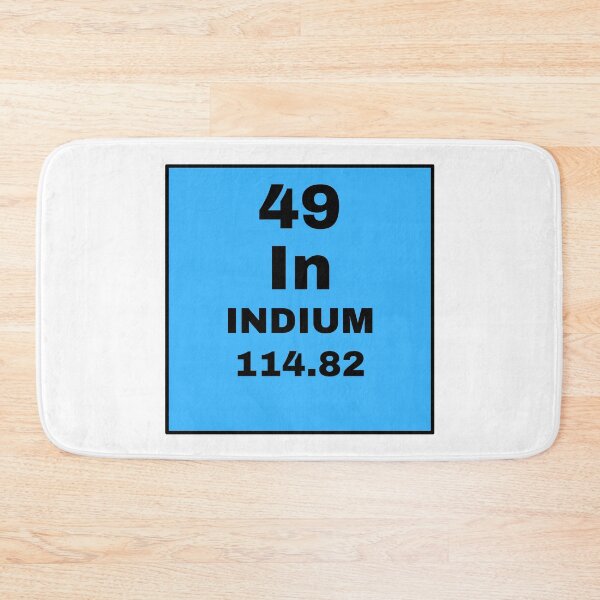 Item preview, Periodic Table Of Elements - 49 (In) Indium designed and sold by ArtsyCity.