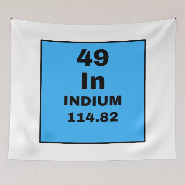 Item preview, Periodic Table Of Elements - 49 (In) Indium designed and sold by ArtsyCity.
