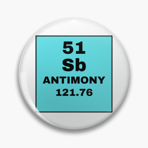 Item preview, Periodic Table Of Elements - 51 (Sb) Antimony designed and sold by ArtsyCity.