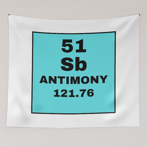 Item preview, Periodic Table Of Elements - 51 (Sb) Antimony designed and sold by ArtsyCity.