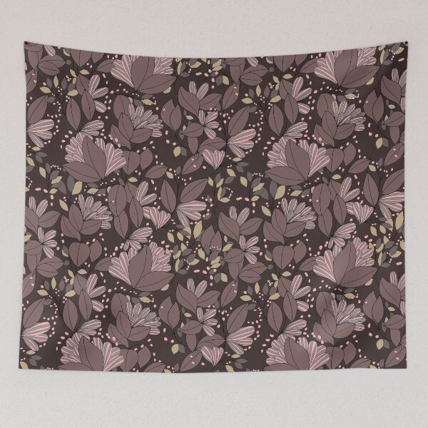 Item preview, Enchanted flowers brown version designed and sold by GENEST-V.