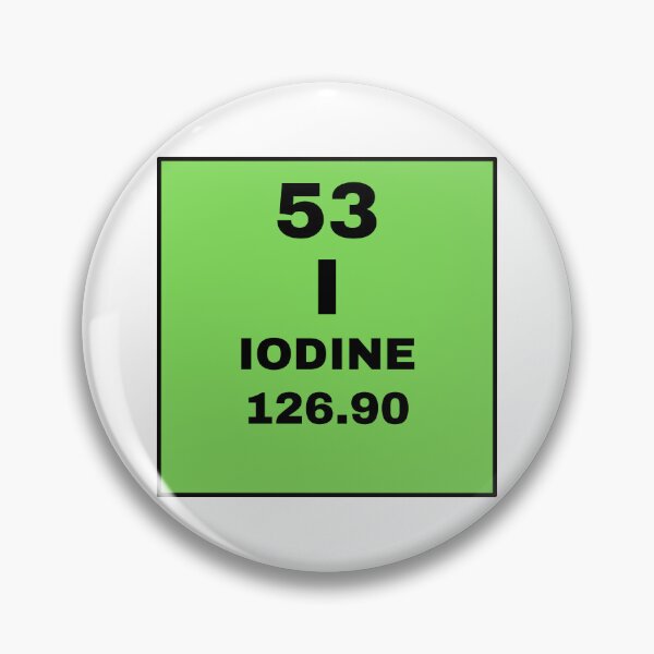 Item preview, Periodic Table Of Elements - 53 (I) Iodine designed and sold by ArtsyCity.