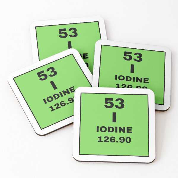 Item preview, Periodic Table Of Elements - 53 (I) Iodine designed and sold by ArtsyCity.