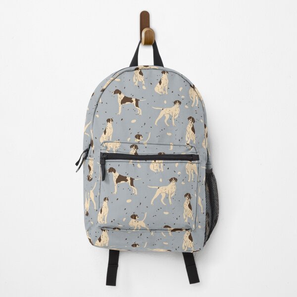 Item preview, Pattern with hunting dogs on a blue background designed and sold by Anastasiia Lynovytska.