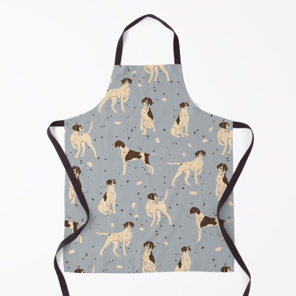 Item preview, Pattern with hunting dogs on a blue background designed and sold by Anastasiia Lynovytska.