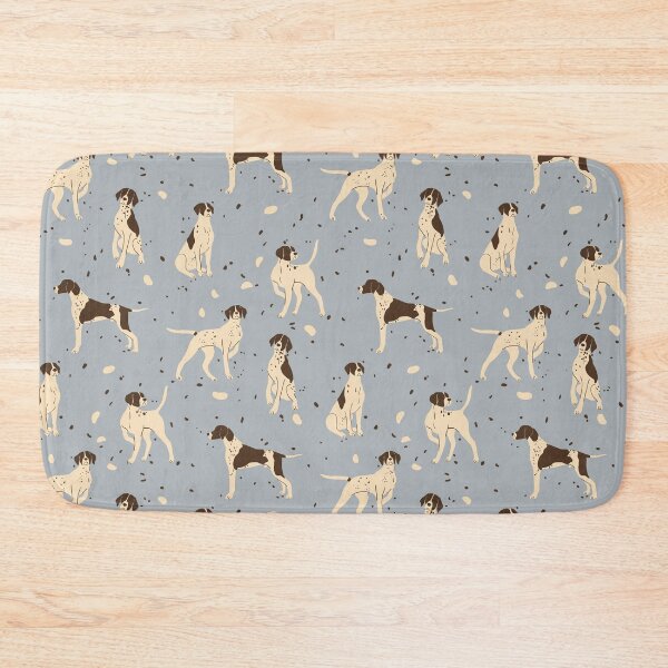 Item preview, Pattern with hunting dogs on a blue background designed and sold by Anastasiia Lynovytska.