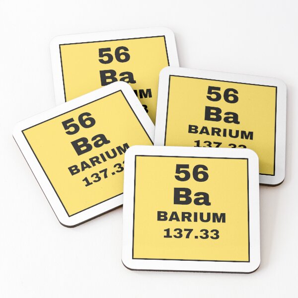 Item preview, Periodic Table Of Elements - 56 (Ba) Barium designed and sold by ArtsyCity.