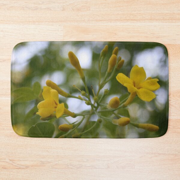Item preview, Shaded Carolina Jessamine Bokeh Background designed and sold by taiche.