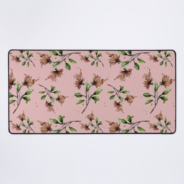Item preview, Rusty Red Splattered Flower Pattern designed and sold by HanliesArt.