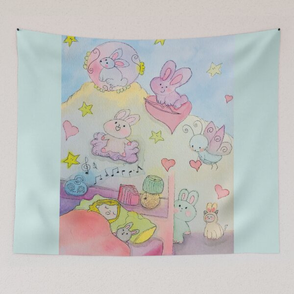 Item preview, Dreaming rabbits designed and sold by PaulinaGuerrero.