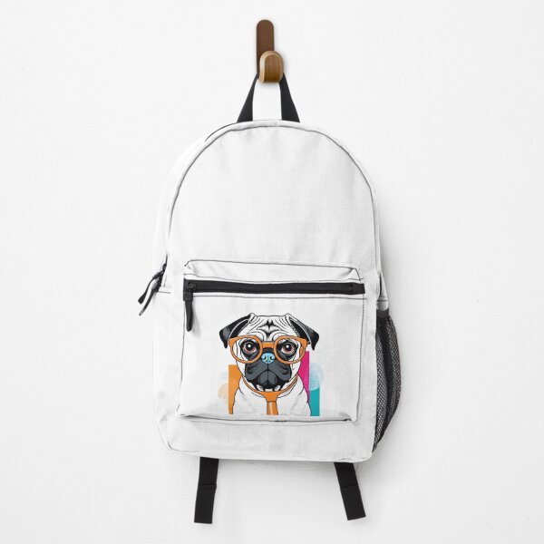 Item preview, Cute Portrait of A Pug designed and sold by wildpiksel.