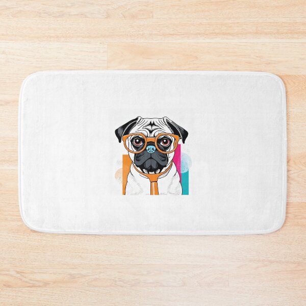 Item preview, Cute Portrait of A Pug designed and sold by wildpiksel.