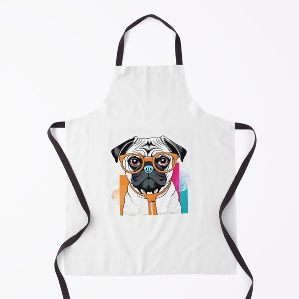 Item preview, Cute Portrait of A Pug designed and sold by wildpiksel.