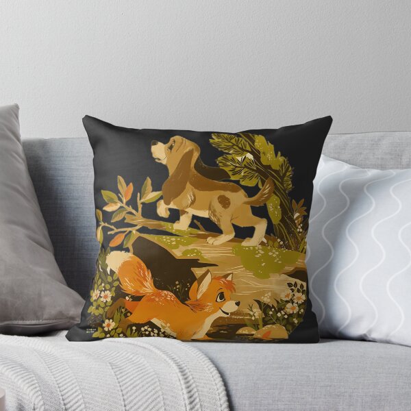 Artikel-Vorschau von  Niedlicher Cartoon-Fuchs und Jagdhund-Merch, designt und verkauft von EricDEllis.