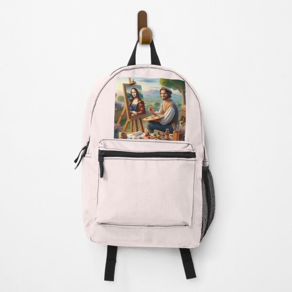 Item preview, Leonardo is painting the Gioconda designed and sold by Picsgalleryai.