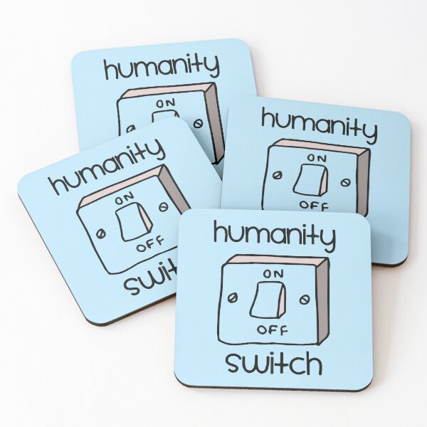Item preview, Humanity Switch designed and sold by Fanverse Merchandise.