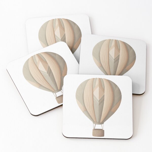 Item preview, Vintage Voyage: Elegant Hot Air Balloon Artwork designed and sold by FarBeyound.