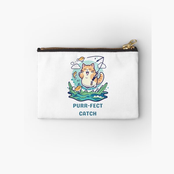 Item preview, Purr-fect Catch: The Fishing Cat designed and sold by NatureStyle555.