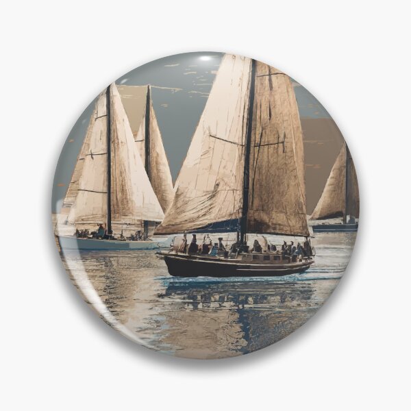 Item preview, Sailing Through Time: Vintage Sailboats in Art designed and sold by bb-15artstudio.