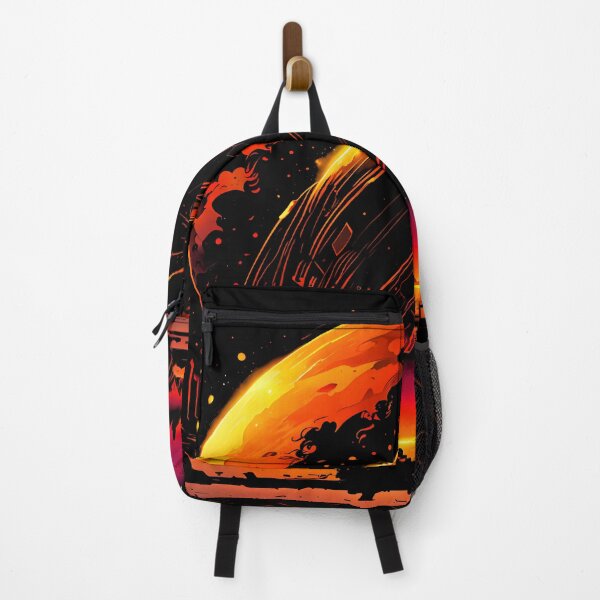 Item preview, Futuristic Red Fantasy Landscape designed and sold by ByteyCreatives.