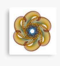 Organic Swurl 344 Six Arm Canvas Print